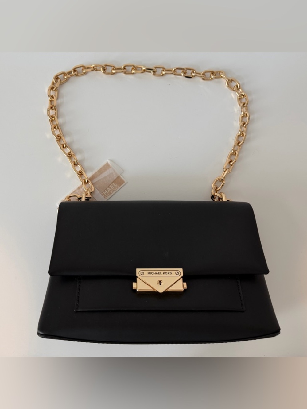 NWT Michael Kors Cece Medium Shoulder Bag in Black - Picture 10 of 12